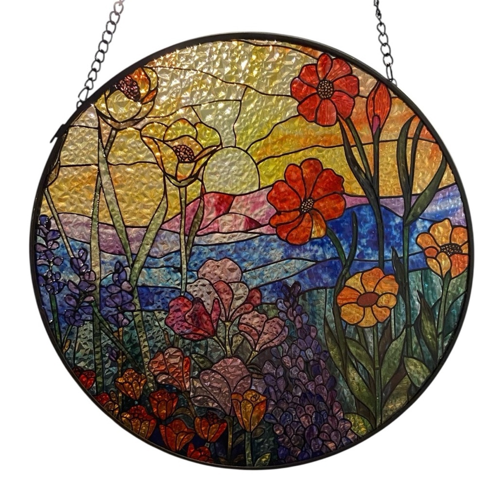 Various Glass Sun Catchers 5.5 - 6 inch Chain - Picture 4 of 5